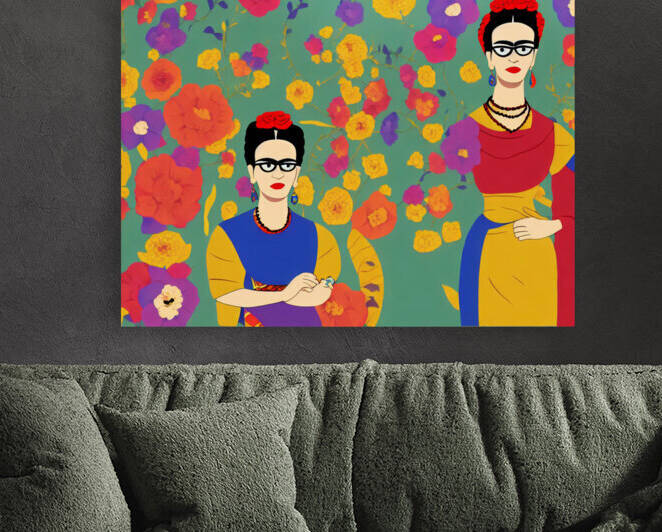 Frida Kahlo Portrait by Ladybug