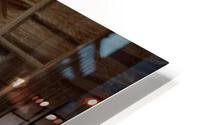 Wooden Library HD Metal print