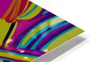 Vibrant Abstract HD Metal print