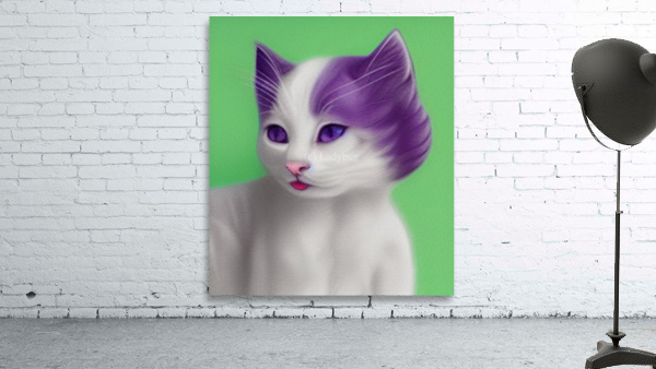Purple Cat Wall Preview