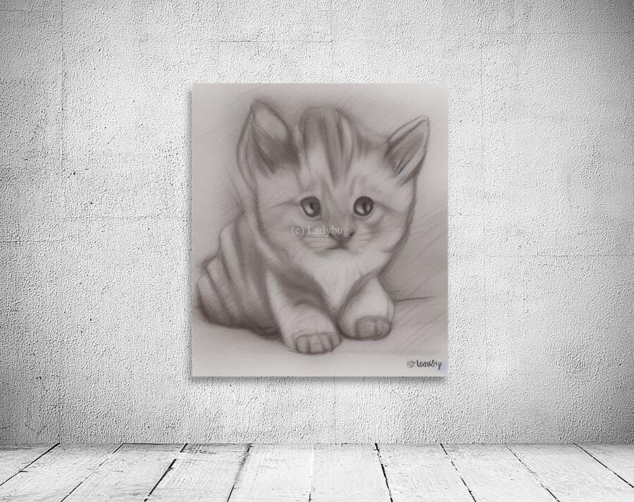 Tiger Kitten Wall Preview