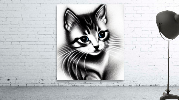 Kitten Stare Wall Preview