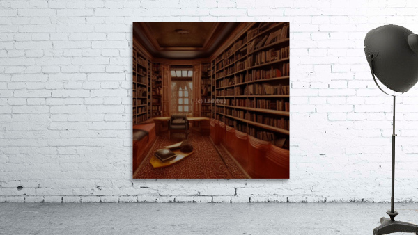 Morroccan Theme Library Wall Preview