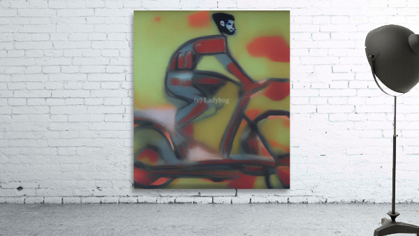 Ghost Motorcycle Wall Preview