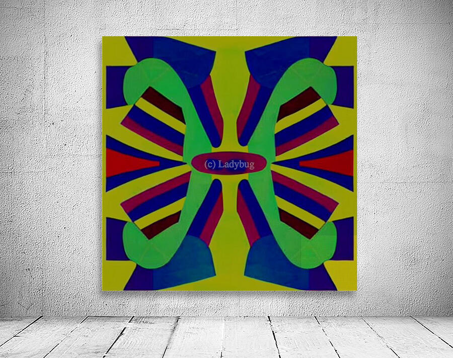 Vivid Abstract Wall Preview