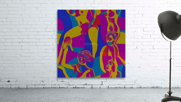 Abstract Waterfall Wall Preview