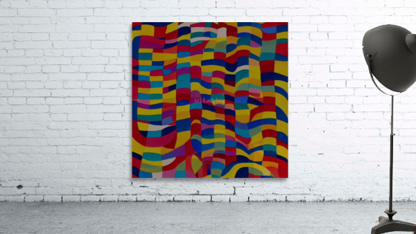 Geometric Art Wall Preview
