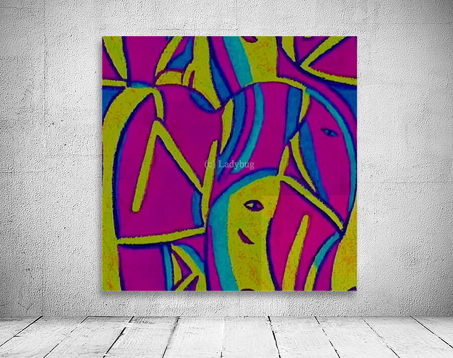 Abstract Shapes Wall Preview
