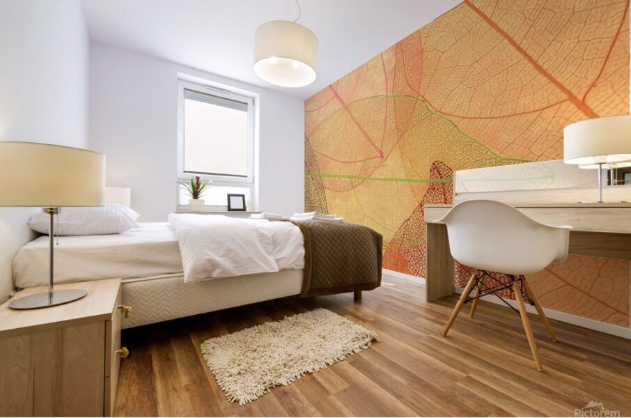Leaves Patterns colorful leaf pattern Mural print
