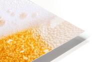 beer foam texture macro liquid bubble HD Metal print