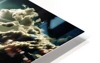 World earth galaxy dark cloud HD Metal print