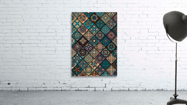 flower texture background colorful pattern Wall Preview