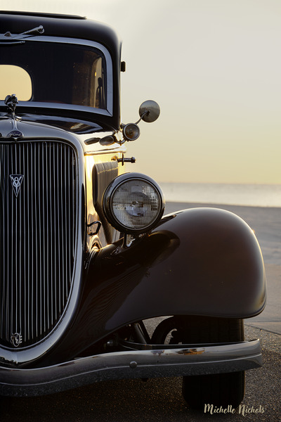1934 Ford On The Beach Digital Download