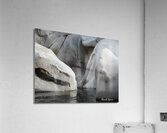 Bolders on the Yuba Impression acrylique