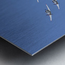 CA Planes 1sq Metal print