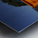 Orange Chevy Truck Metal print