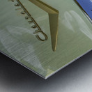 Yellow Chevy Metal print