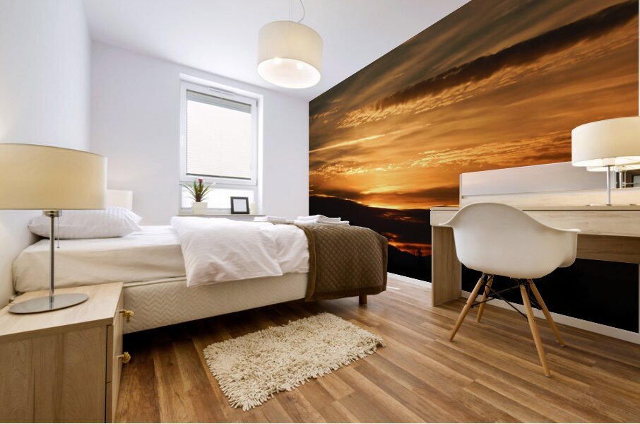 Sunrise over Paradise CA Mural print