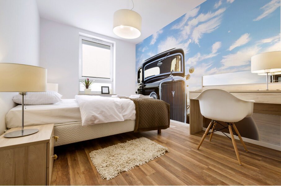 1934 Ford At Sunrise Impression murale