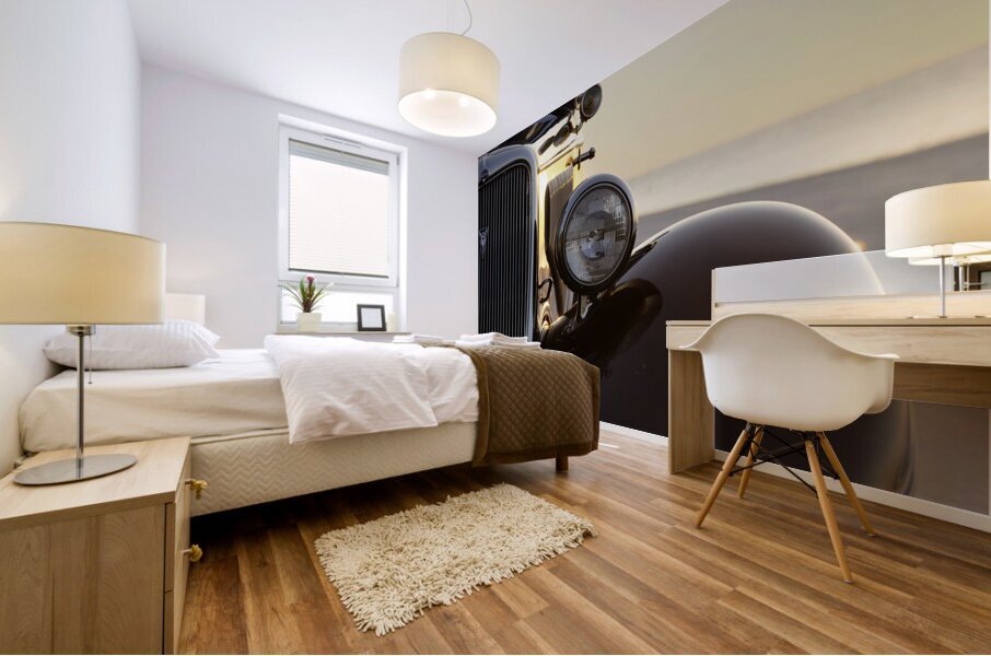 1934 Ford On The Beach Impression murale