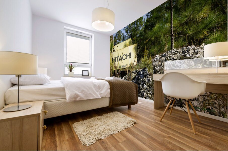 Aluminum Mound Impression murale