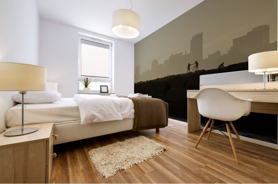 The Levee in Long Beach CA Impression murale