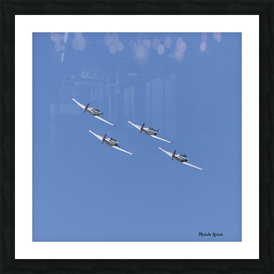 CA Planes 1sq Picture Frame print