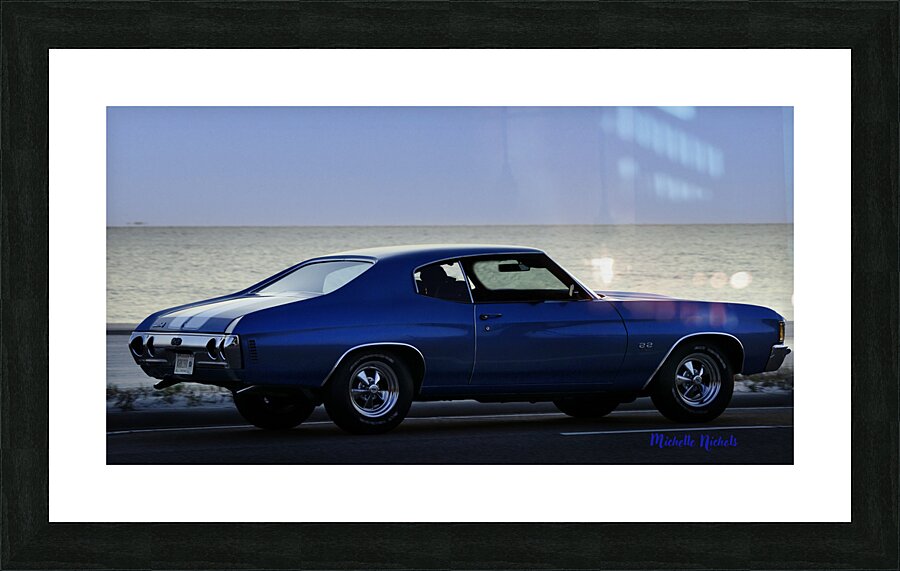 Blue Chevelle Picture Frame print