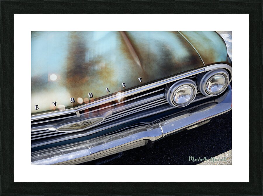  60 Teal Bel Air Picture Frame print