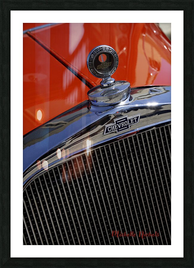  31 Chevy 4 Door Sedan Emblem Picture Frame print