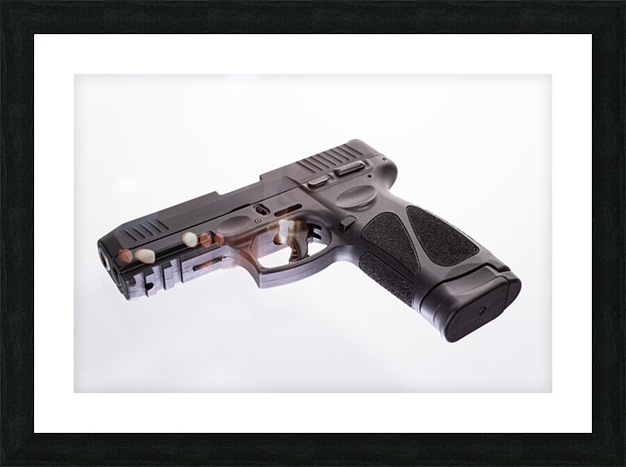 Pew Pew Picture Frame print