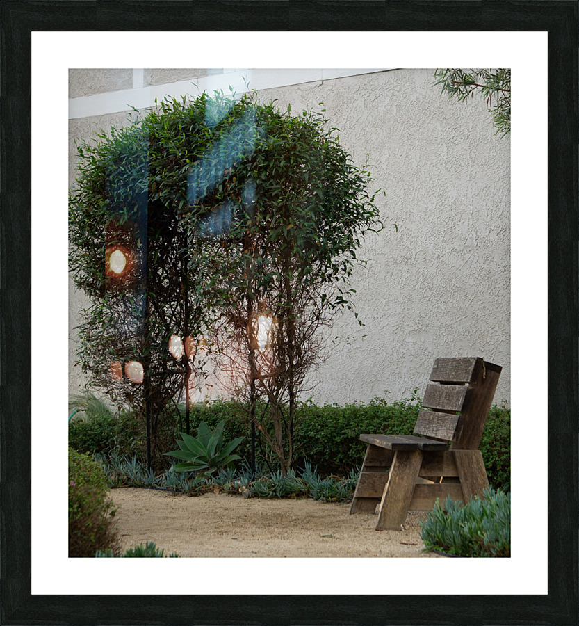 Little Bench Picture Frame print