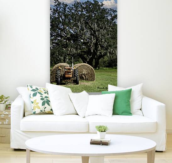 Tractor By The Hay Reproduction