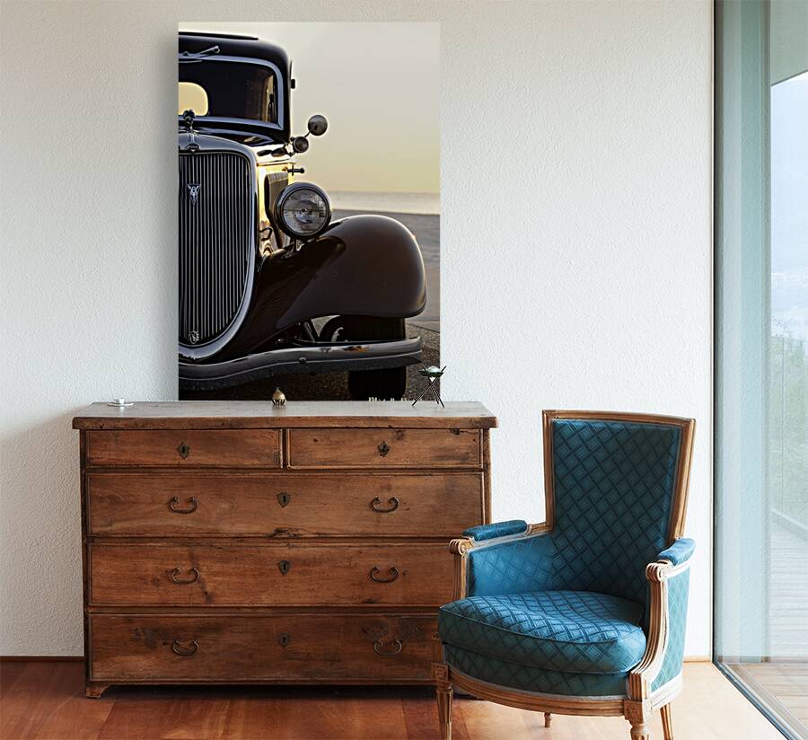 1934 Ford On The Beach Reproduction