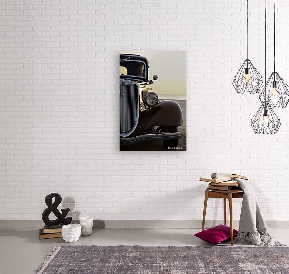 1934 Ford On The Beach Reproduction