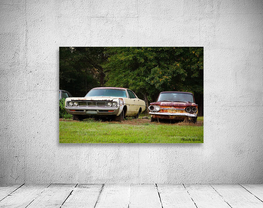 Old Cars in a Field Wall Preview