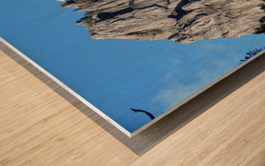 Castle Crags Wood print