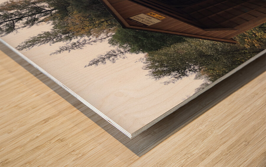Covered Bridge Wood print