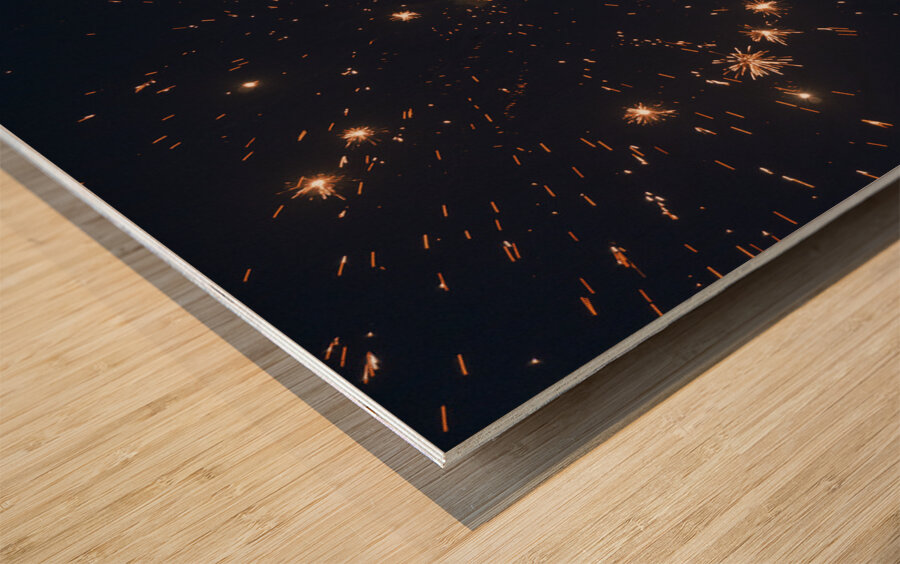 Fireworks 070424 Impression sur bois