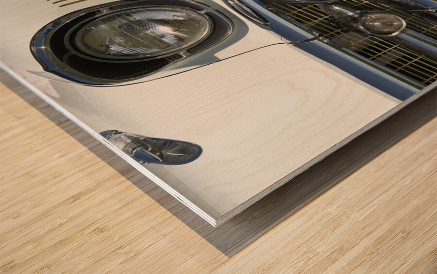 White Chevy Wood print