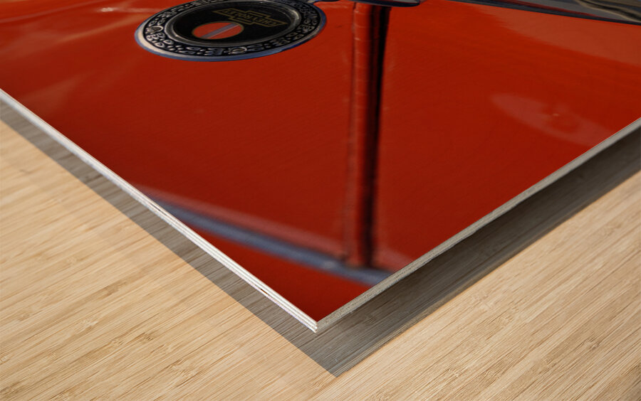  31 Chevy 4 Door Sedan Emblem Wood print