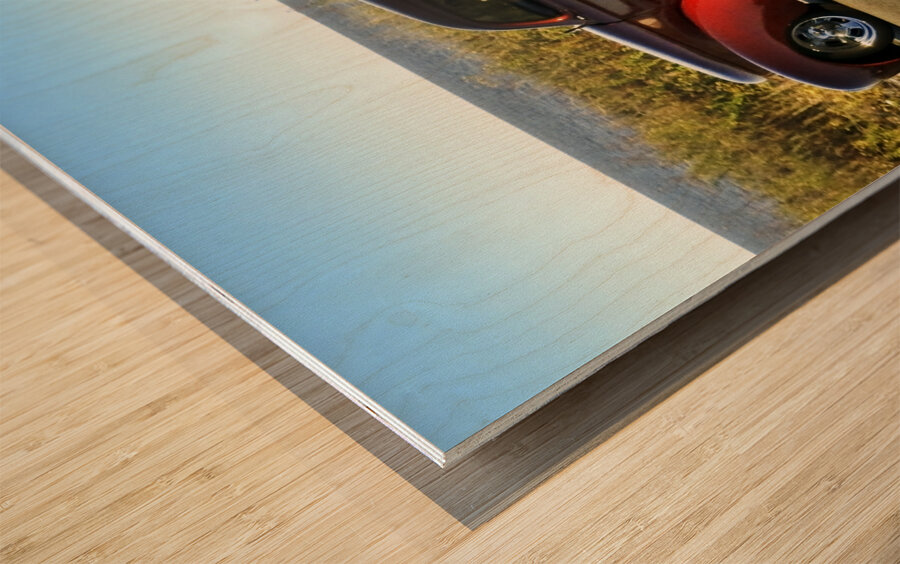 Red Cruisin  Truck Wood print