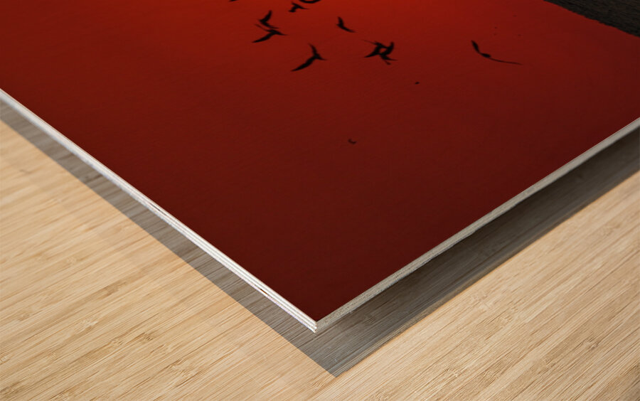 Sailor s Warning Wood print