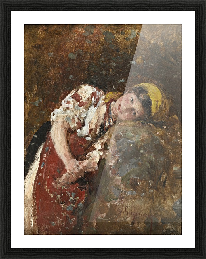 Daydreaming Picture Frame print