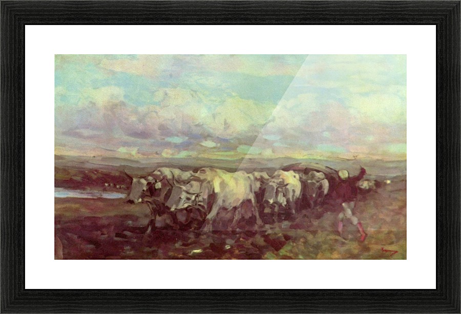 Hard road Picture Frame print