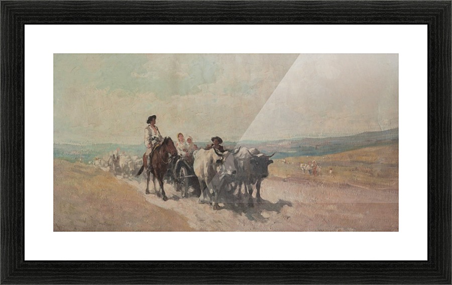 Returning from fair Picture Frame print