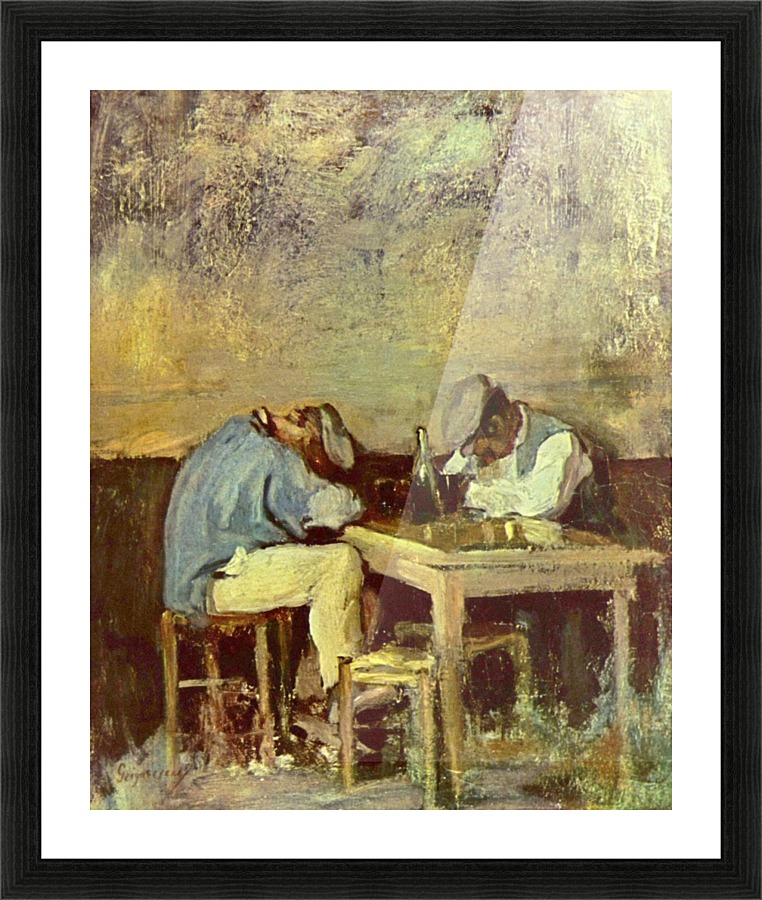 Two drunks Picture Frame print