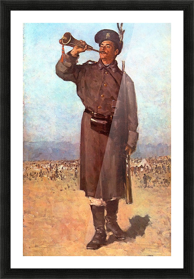 Bugler Picture Frame print