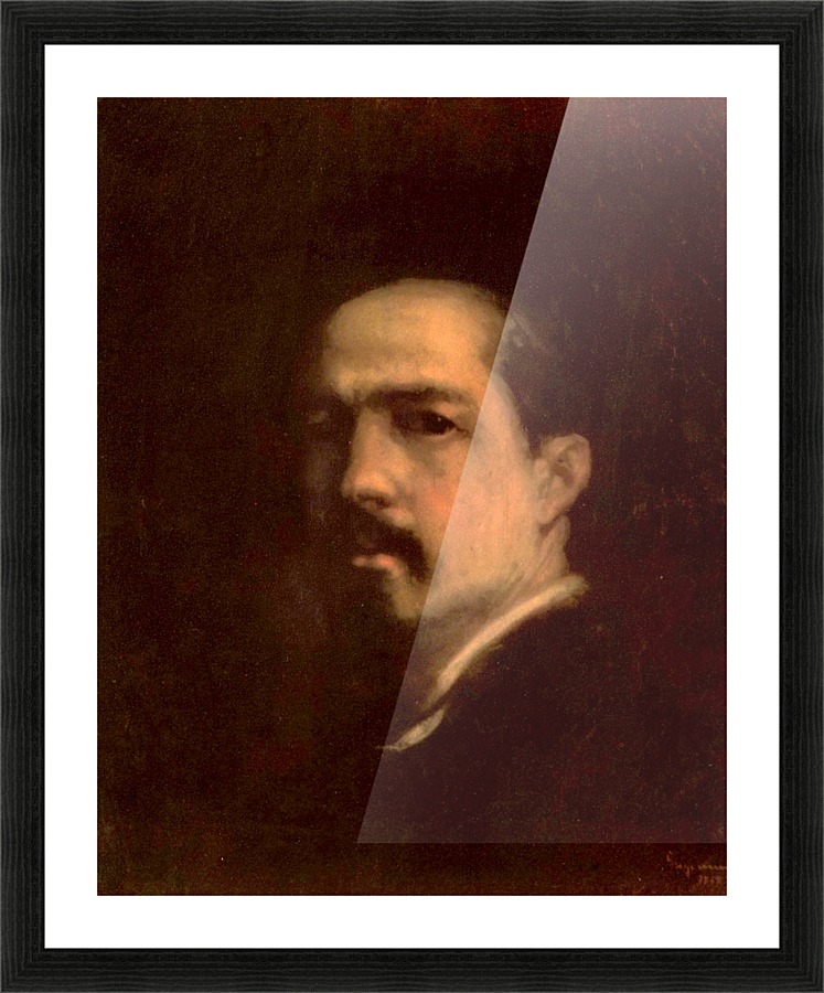 Autoportrait 1868 Picture Frame print