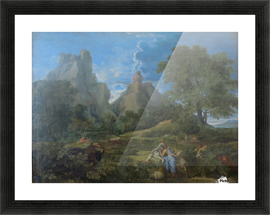 Landscape with Polyphemus Picture Frame print